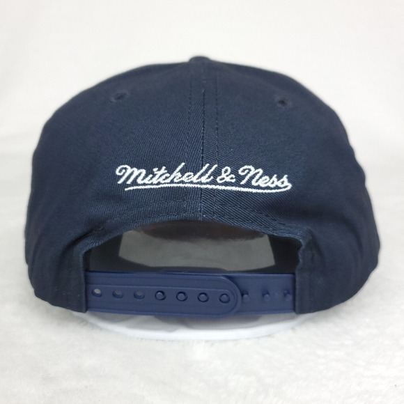 Washington Senators Mitchell & Ness MLB Slouch Snapback Hat Cap 3D Logo Navy NWT - Picture 5 of 8